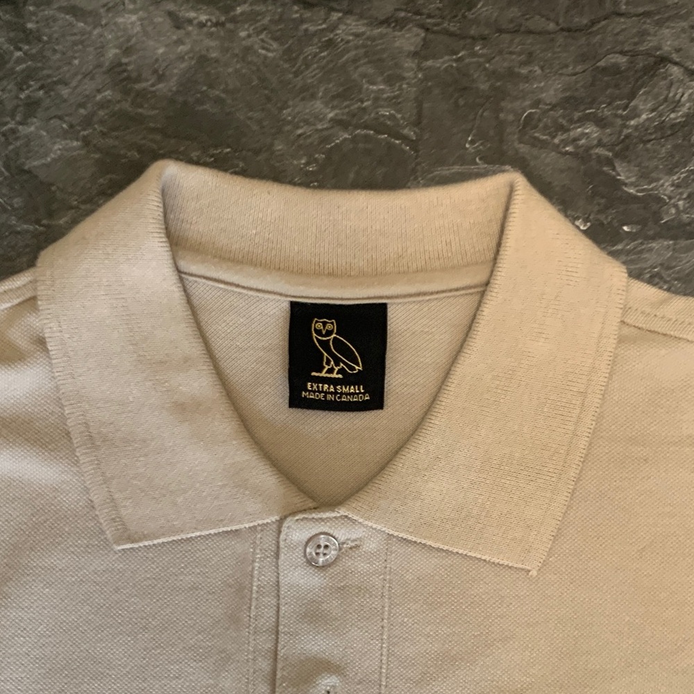 Men's Polo Shirt with Embroidered OVO Logo - Picture 4 of 10